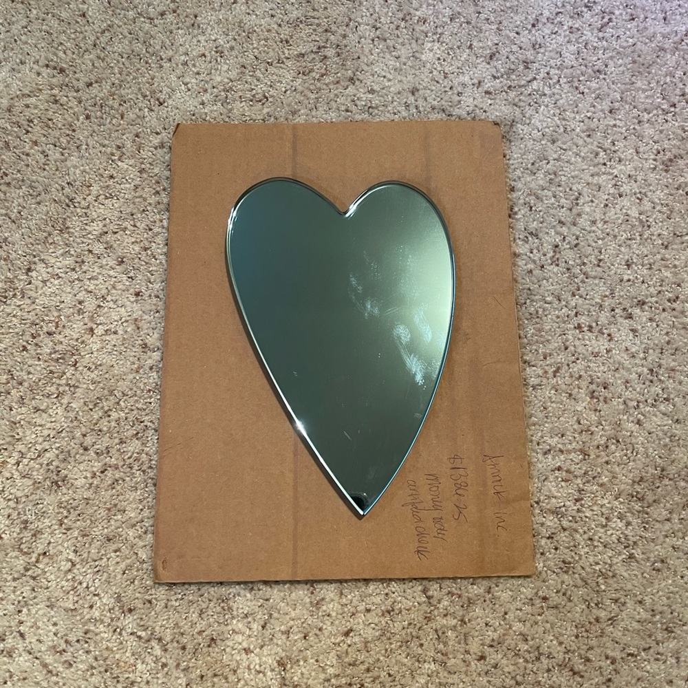 Heart shaped mirror-only 1 left!